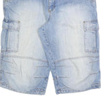 REJECT Mens Shorts Blue Casual Cargo 2XL W44 Cotton Blend