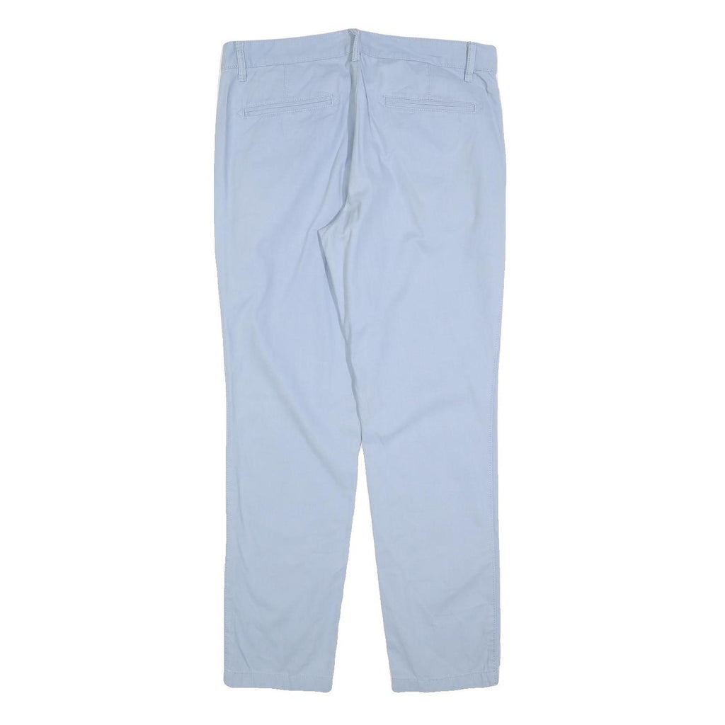 ANGELO LITRICO Mens Cotton Blend Light Blue Slim Slim Leg Trousers W34 L30