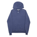 NIKE Womens Navy Blue Hoodie M Cotton Blend Pullover