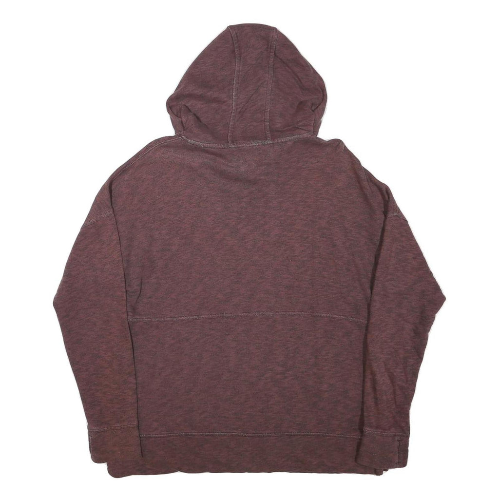 CARHARTT Womens Maroon Hoodie M Cotton Blend Pullover Casual Sweatshirt