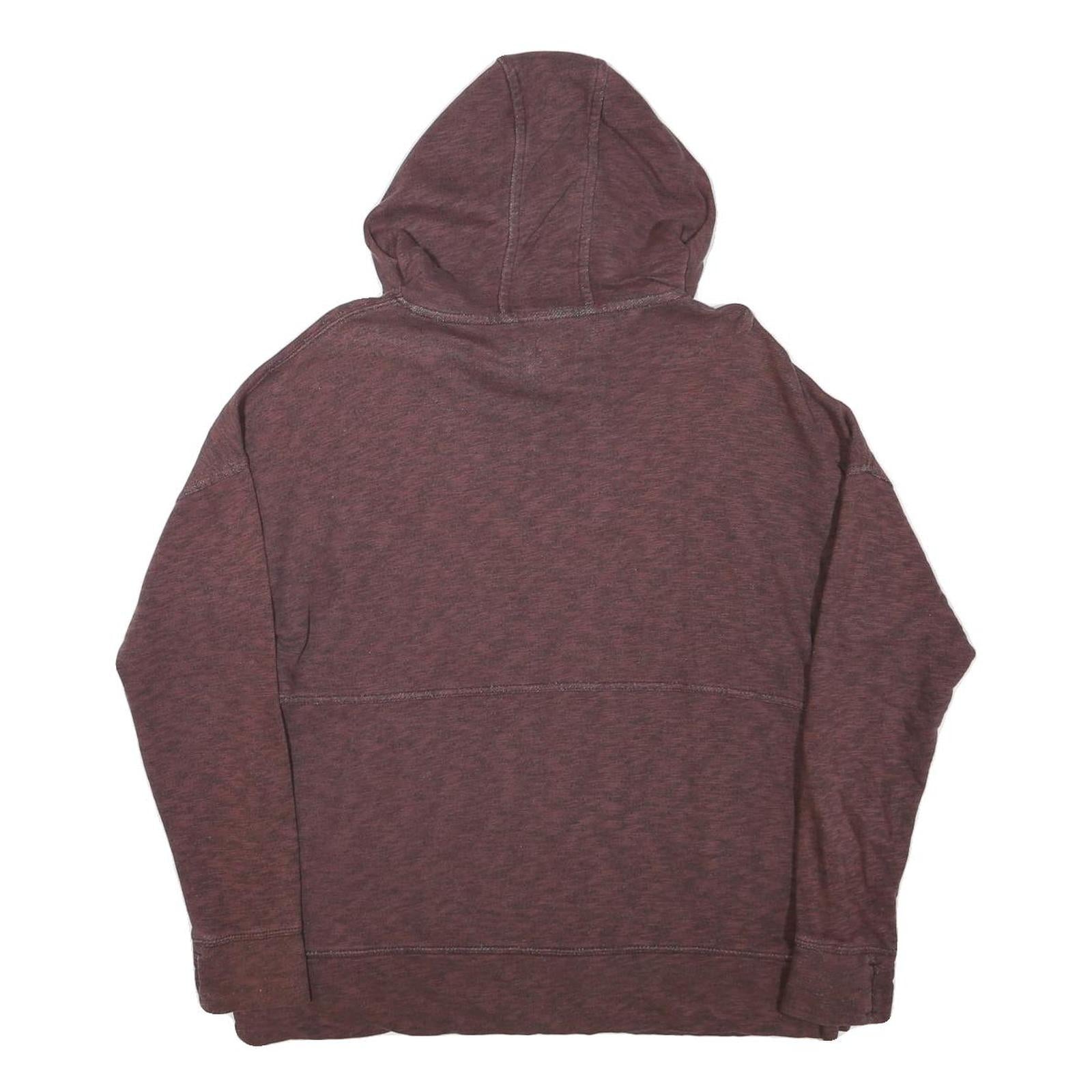 CARHARTT Womens Maroon Hoodie M Cotton Blend Pullover Casual Sweatshirt
