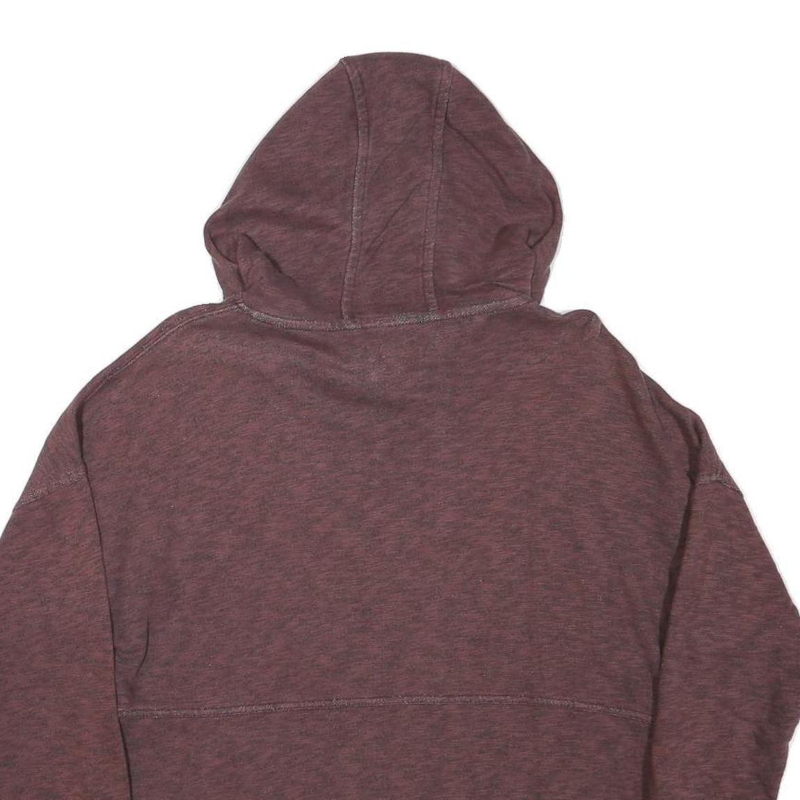 CARHARTT Womens Maroon Hoodie M Cotton Blend Pullover Casual Sweatshirt