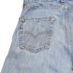 LEVI'S 501 Mens Jeans Blue Regular Straight Denim Light W29 L32 Classic Button