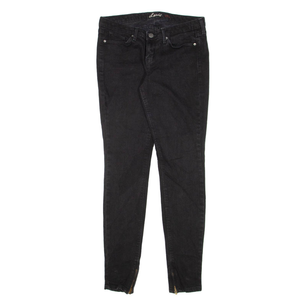 LEVI'S Womens Jeans Black Slim Skinny W29 L32