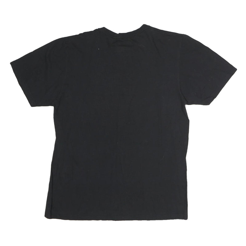 ADIDAS Mens Black The City Rules The West Graphic T-Shirt L Short Sleeve Crew