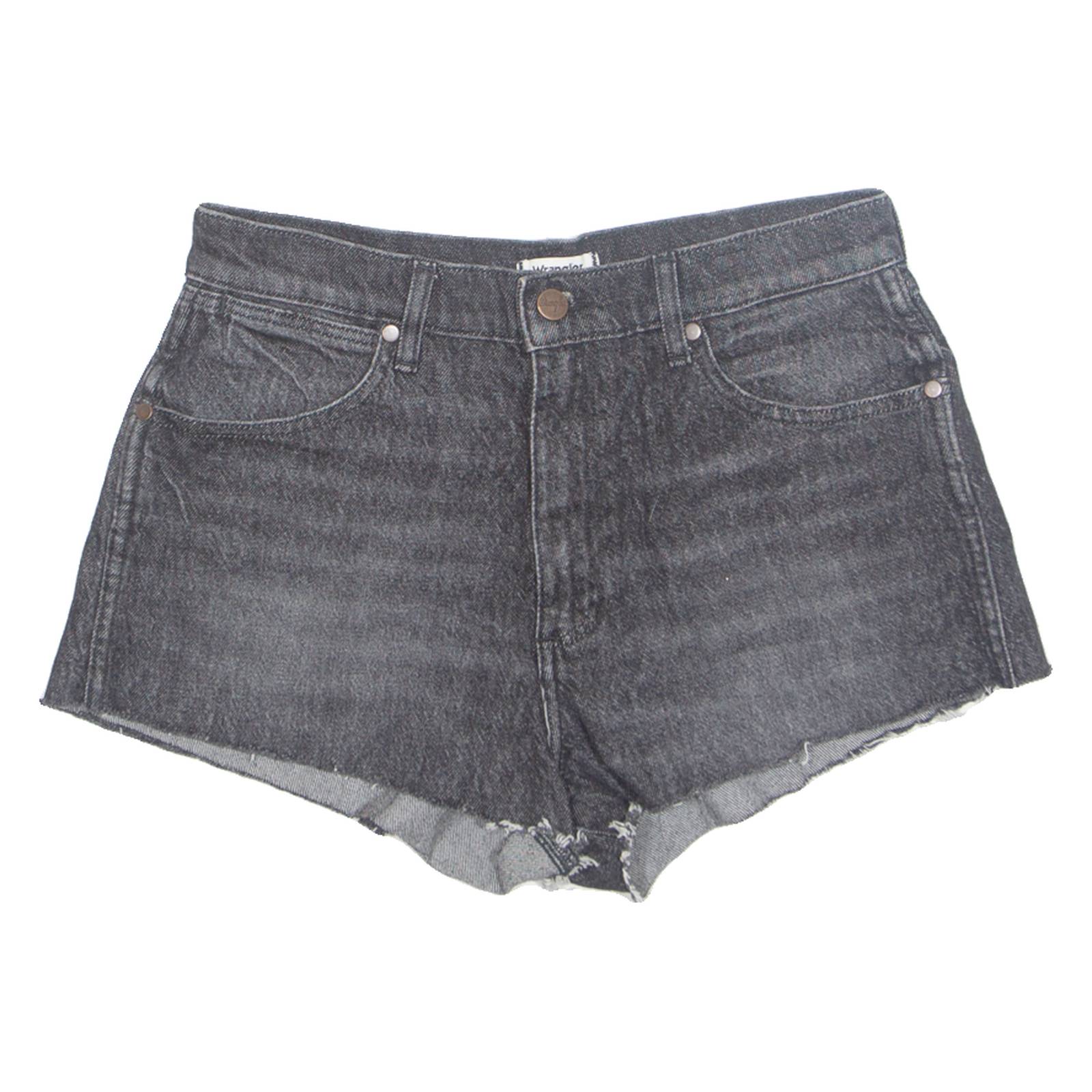 WRANGLER Cut Off Womens Denim Shorts Blue S W28