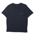 BOSS Mens Black Cotton Blend Basic T-Shirt Short Sleeve Crew Neck L Casual