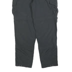 COLUMBIA Mens Polyester Relaxed Black Cargo Zip Trousers W34 L34 Outdoor