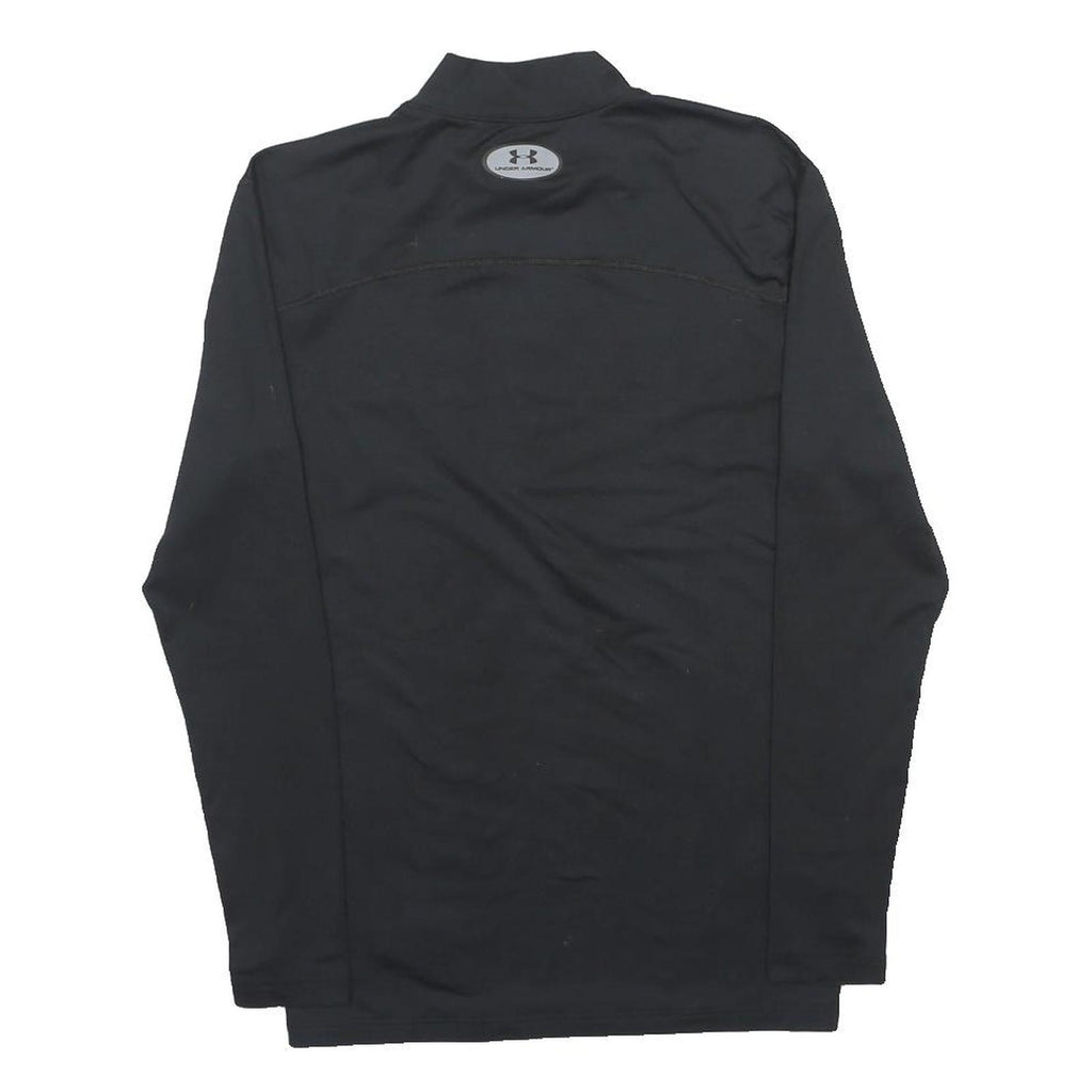 UNDER ARMOUR Mens Black Performance Long Sleeve Crew Neck T-Shirt L Sportswear