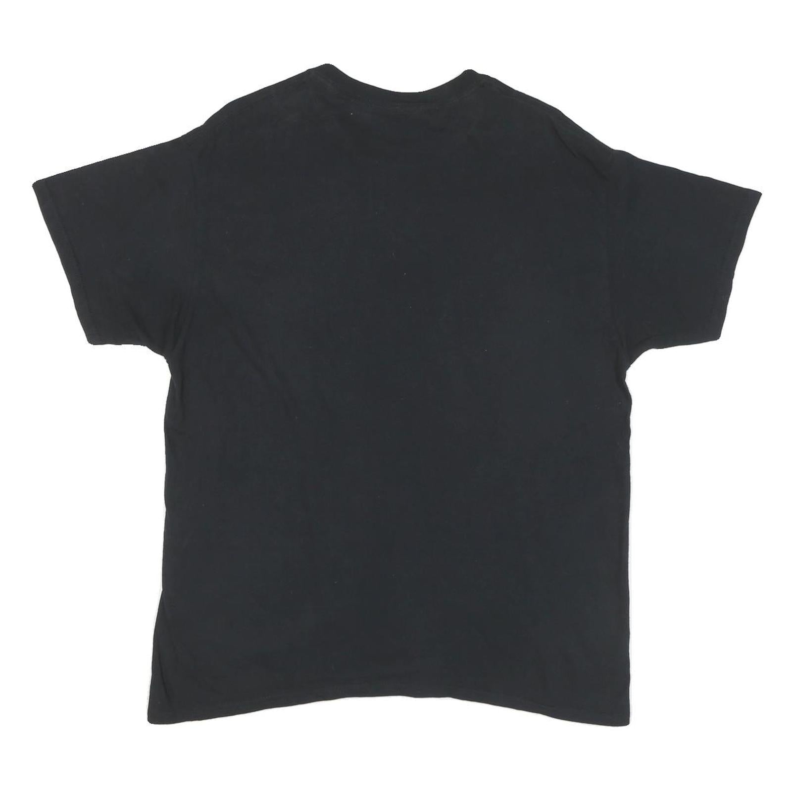 ICE CUBE Mens Black Graphic T-Shirt L Short Sleeve Crew Neck Cotton Blend Music