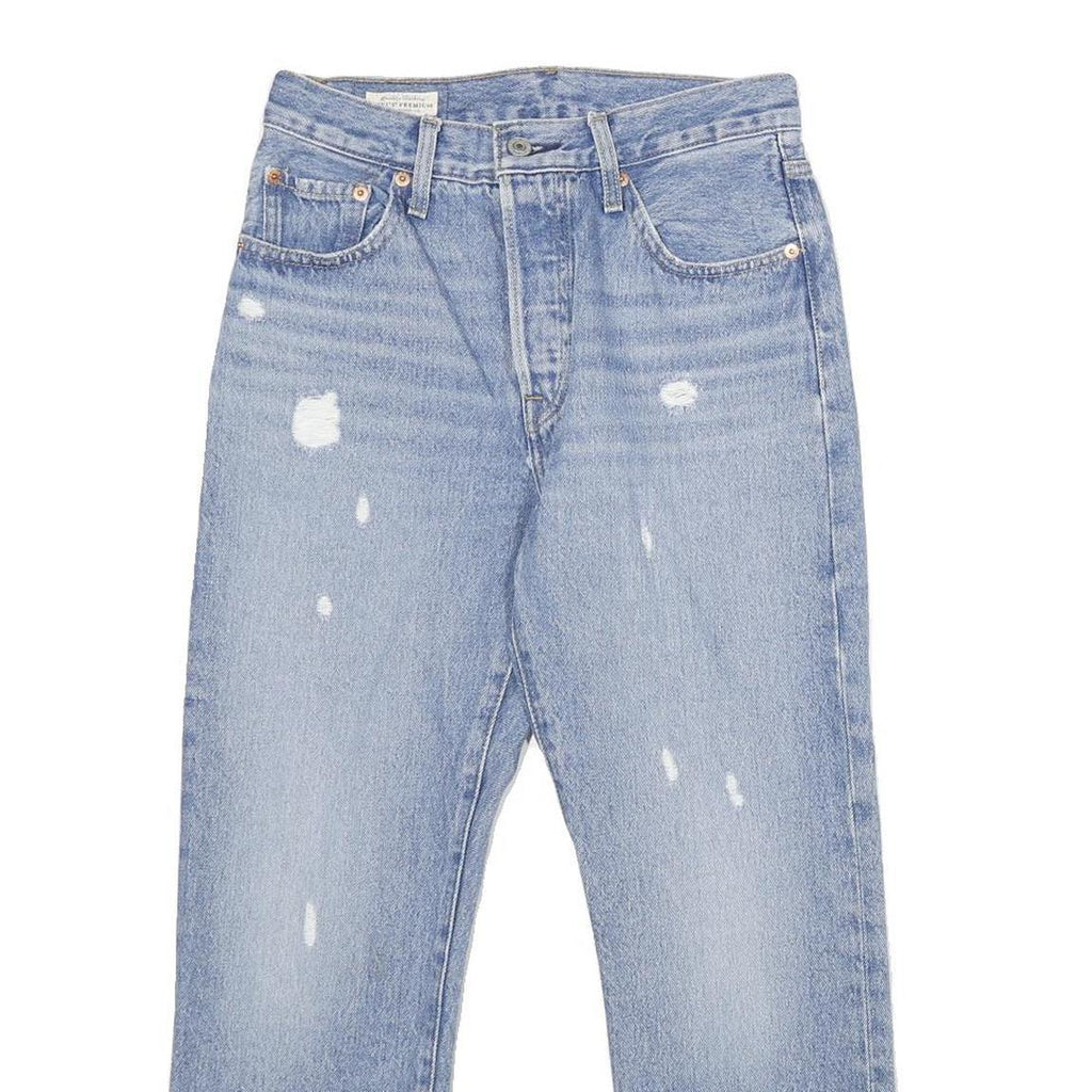 LEVI'S 501 BIG E Womens Jeans Blue Classic Straight Denim Light W25 L26 Vintage