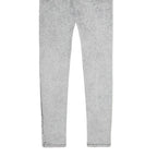 SINSAY Womens Slim Grey Denim Jeans Cotton Blend Zip W26 L27 Acid Wash Skinny
