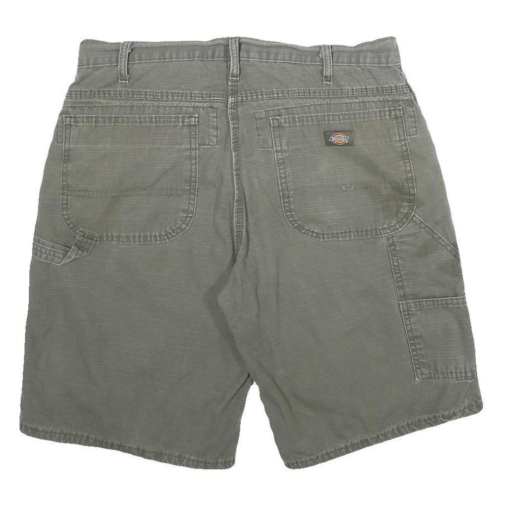 DICKIES Mens Shorts Grey Casual Cotton L W34 Workwear Durable Pocketed