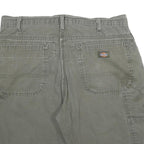 DICKIES Mens Shorts Grey Casual Cotton L W34 Workwear Durable Pocketed