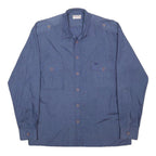 MCGREGOR Mens Blue Cotton Blend Shirt XL Casual Button-Down Pocket Detail