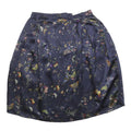 ERDEM Womens Blue Butterfly Print Mini Silk Skirt Size S Elegant Design