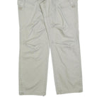 NEIGHBORHOOD Womens Cotton Blend Beige Regular Straight Trousers W34 L34 Casual