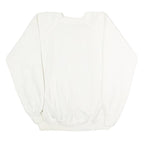 HANES Womens White Mustang Car Graphic Crew Neck XL Cotton Blend Sweatshirt