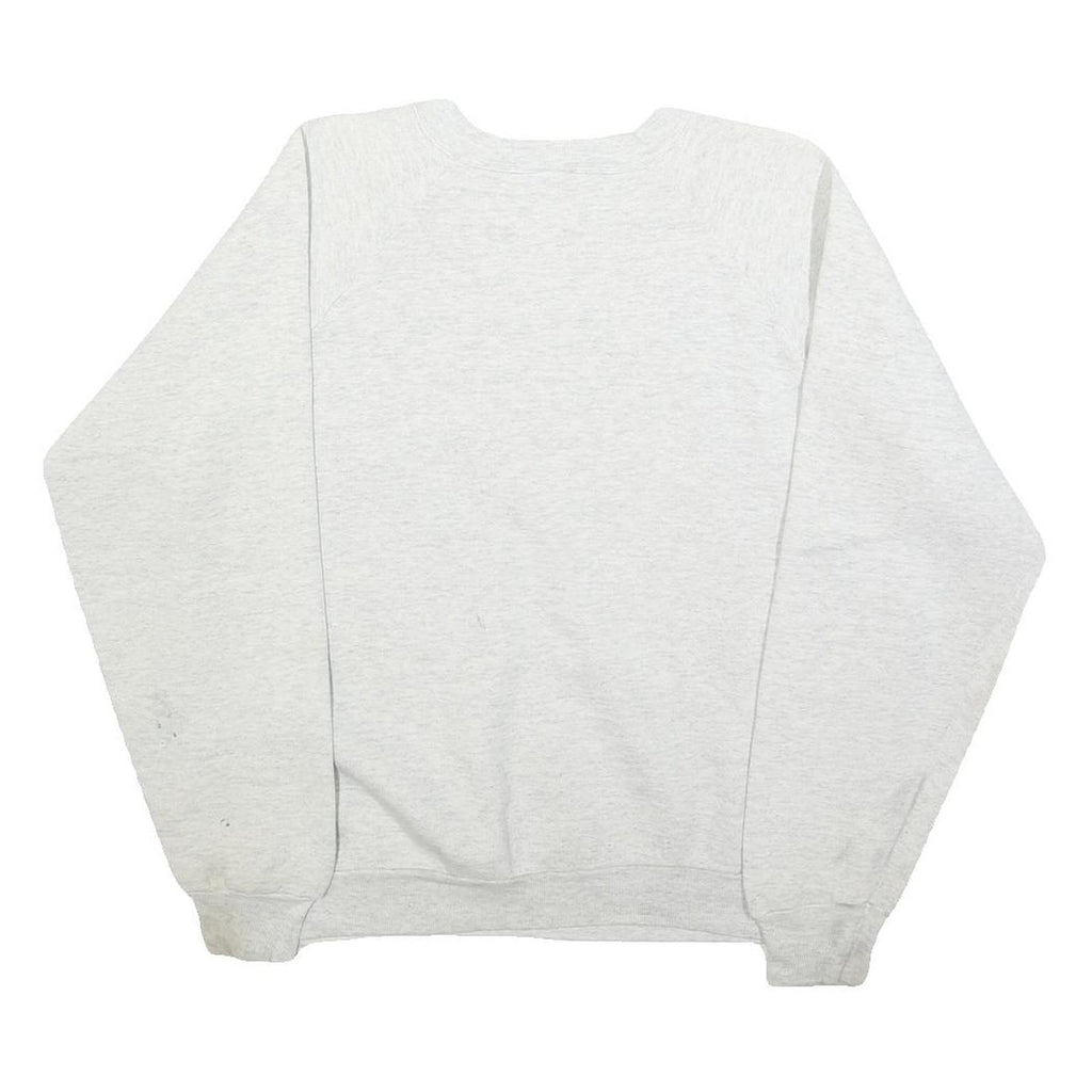 Mens White UCLA Bruins Crew Neck M Cotton Blend Sweatshirt Vintage College