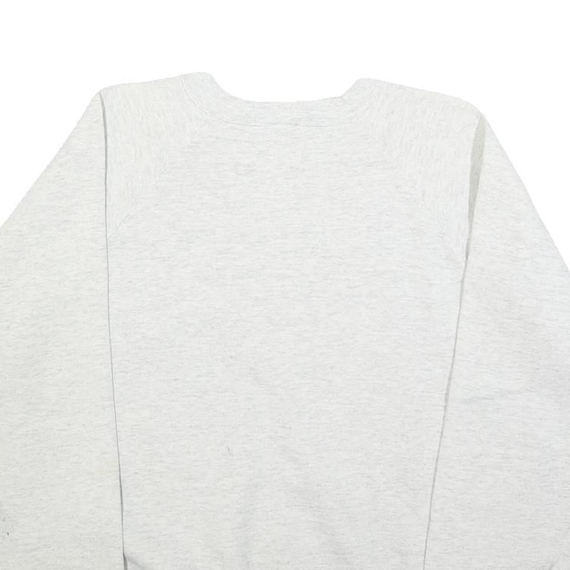 Mens White UCLA Bruins Crew Neck M Cotton Blend Sweatshirt Vintage College