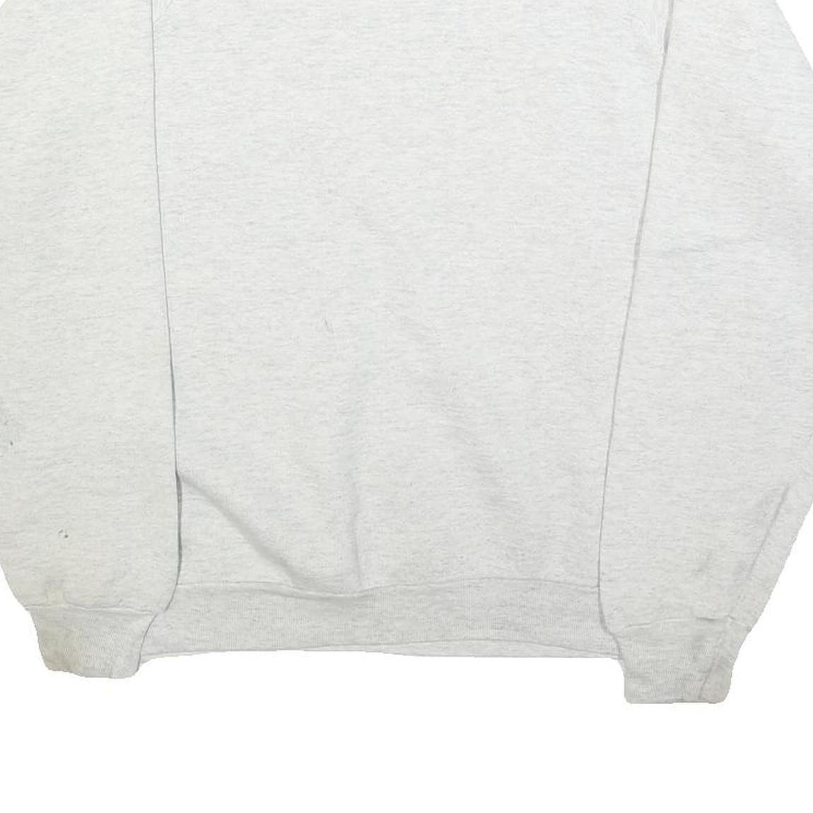 Mens White UCLA Bruins Crew Neck M Cotton Blend Sweatshirt Vintage College