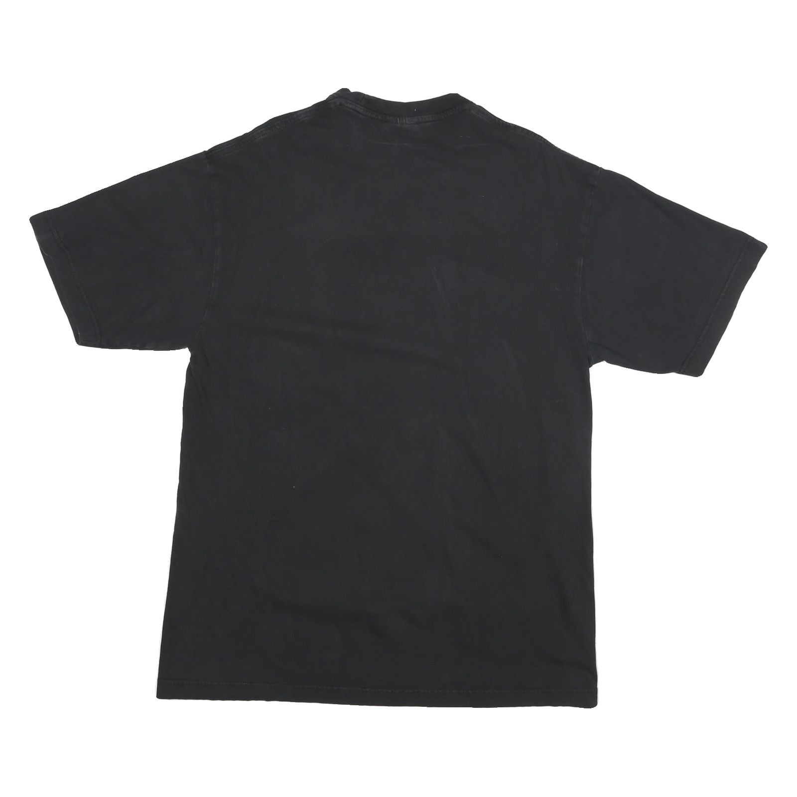 PRO CRUX Mens Black Graphic T-Shirt L Short Sleeve Crew Neck Cotton Blend Bold