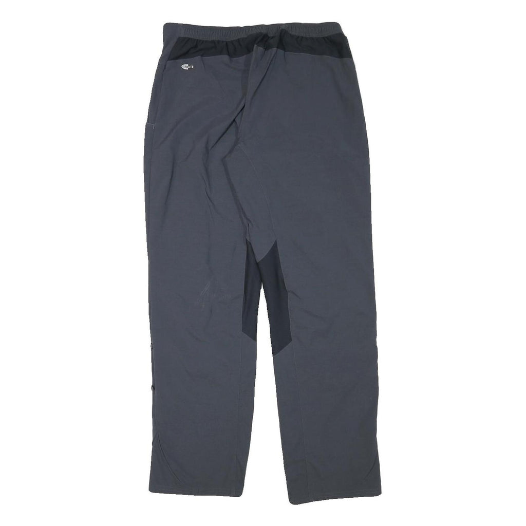 ADIDAS Womens Polyester Blend Black Regular Fit Straight Leg Trousers W31 L30