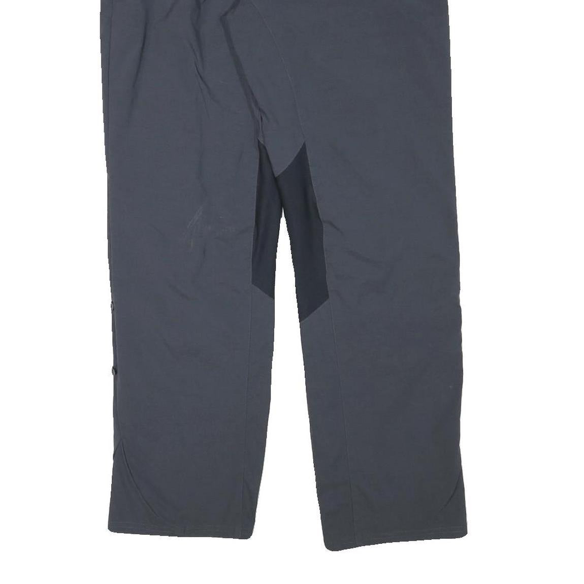 ADIDAS Womens Polyester Blend Black Regular Fit Straight Leg Trousers W31 L30