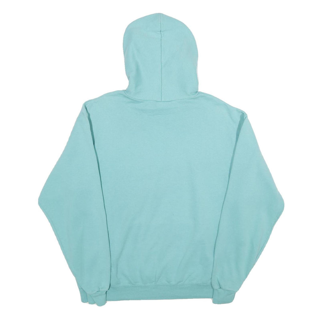 CHAMPION Mens Blue Ivy Tech Pullover Hoodie L Cotton Blend