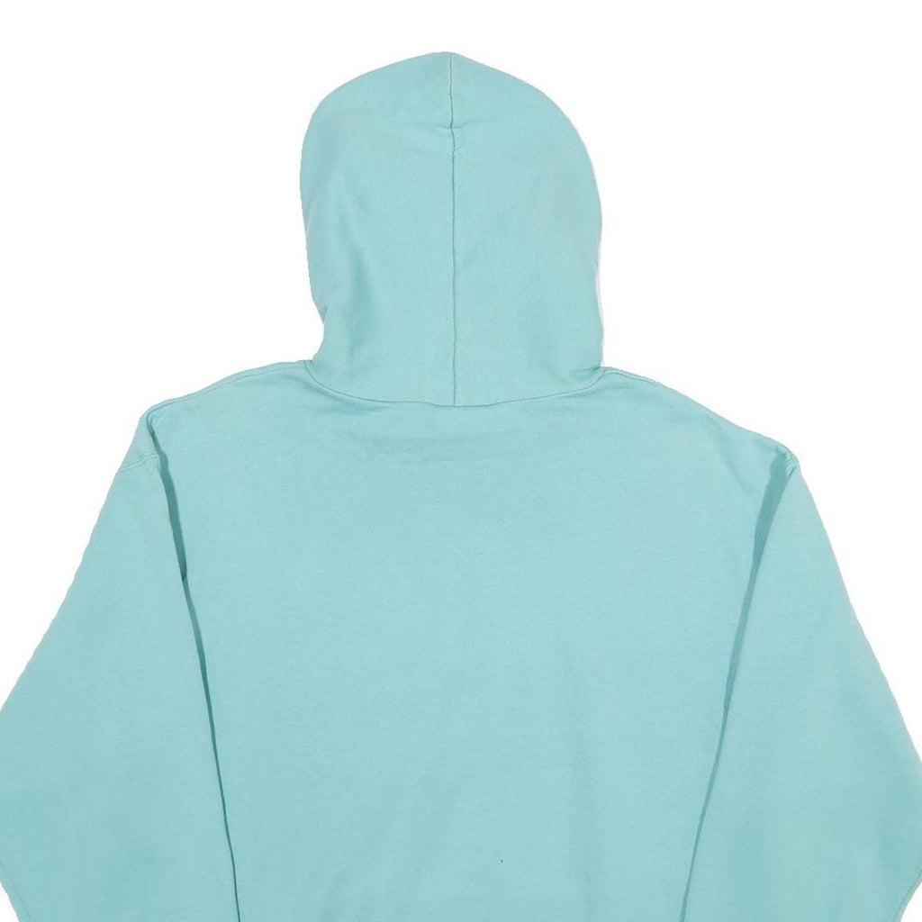 CHAMPION Mens Blue Ivy Tech Pullover Hoodie L Cotton Blend