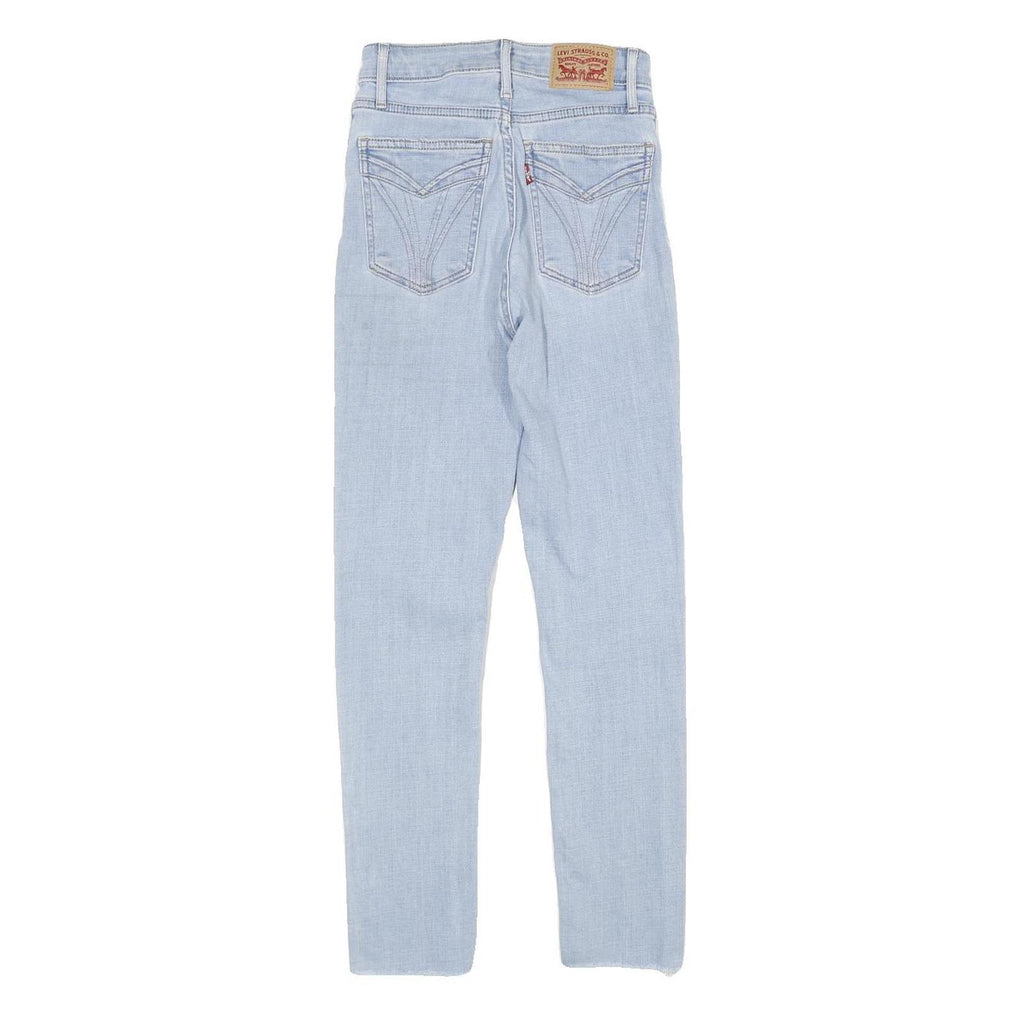 LEVI'S 721 HIGH RISE SKINNY Womens Jeans Blue Slim Skinny Denim Light W25 L27