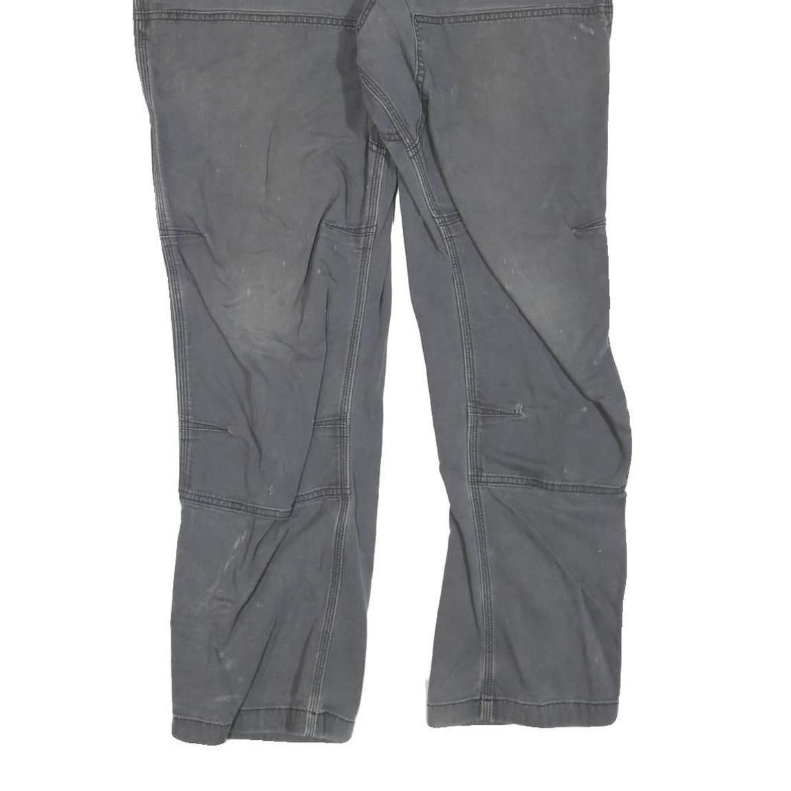 CARHARTT Mens Grey Denim Cotton Blend Regular Fit Straight Leg Jeans W36 L30