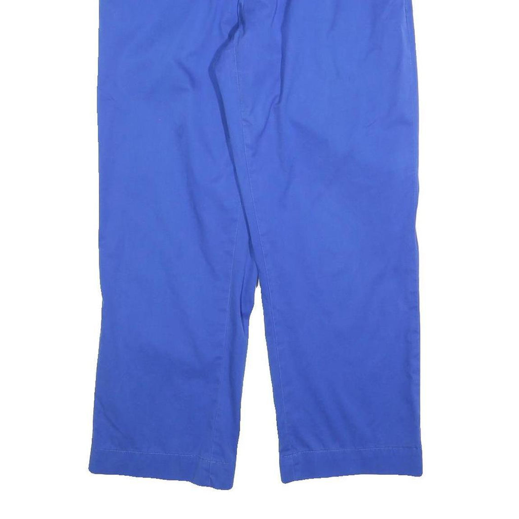 POLO RALPH LAUREN Mens Cotton Blend Blue Regular Straight Trousers W32 L26