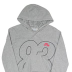 NIKE Womens Grey Hoodie S Nike Air Graphic Pullover Cotton Blend