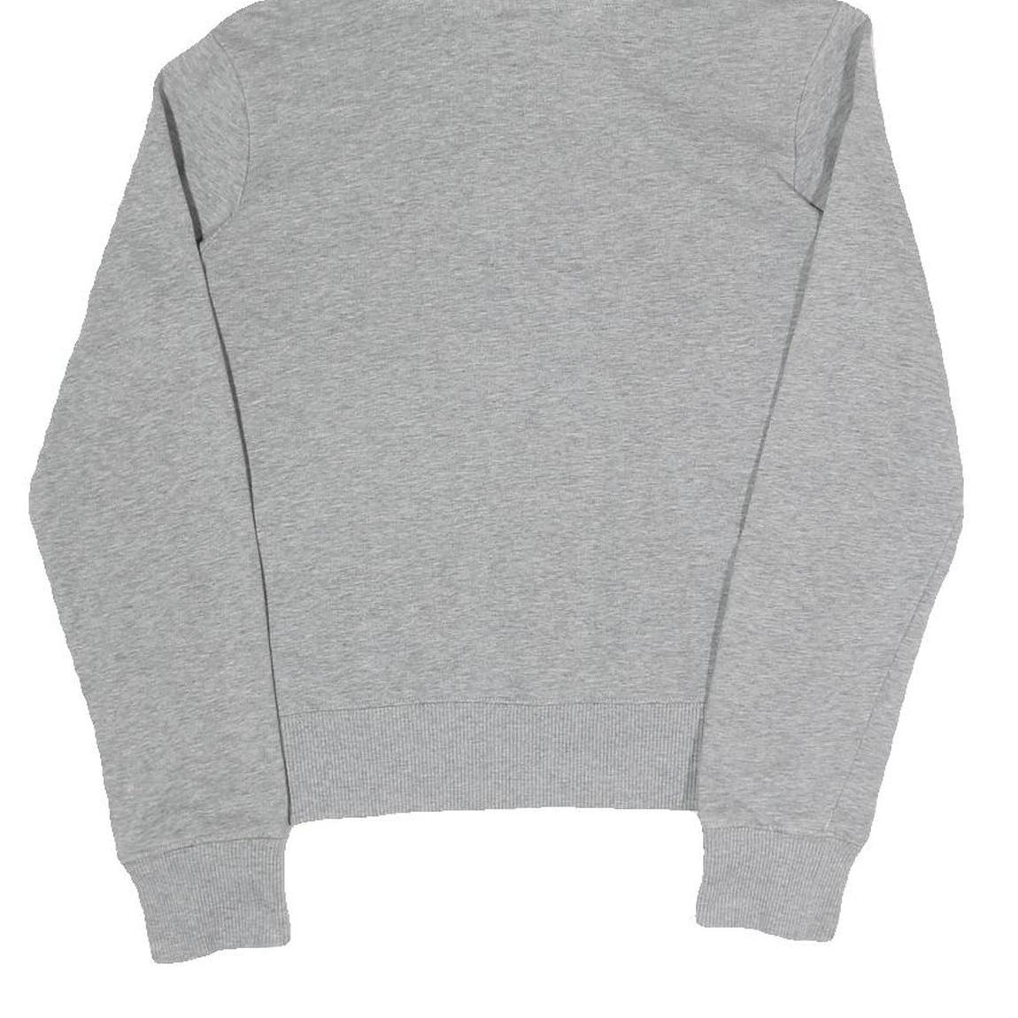 NIKE Womens Grey Hoodie S Nike Air Graphic Pullover Cotton Blend