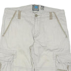 URBAN SURFACE Mens Cargo Shorts Beige M W34 Cotton Blend Casual Pocketed