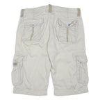 URBAN SURFACE Mens Cargo Shorts Beige M W34 Cotton Blend Casual Pocketed