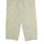 VALENTINO Mens Wool Blend Relaxed Beige Trousers W30 L27 Formal Classic Zip