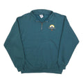 JERZEES Mens Blue 1/4 Zip Sweatshirt XL All Star Game San Jose Casual