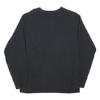 NFL Mens Black Pittsburgh Steelers Graphic Long Sleeve Crew Neck L Cotton Blend