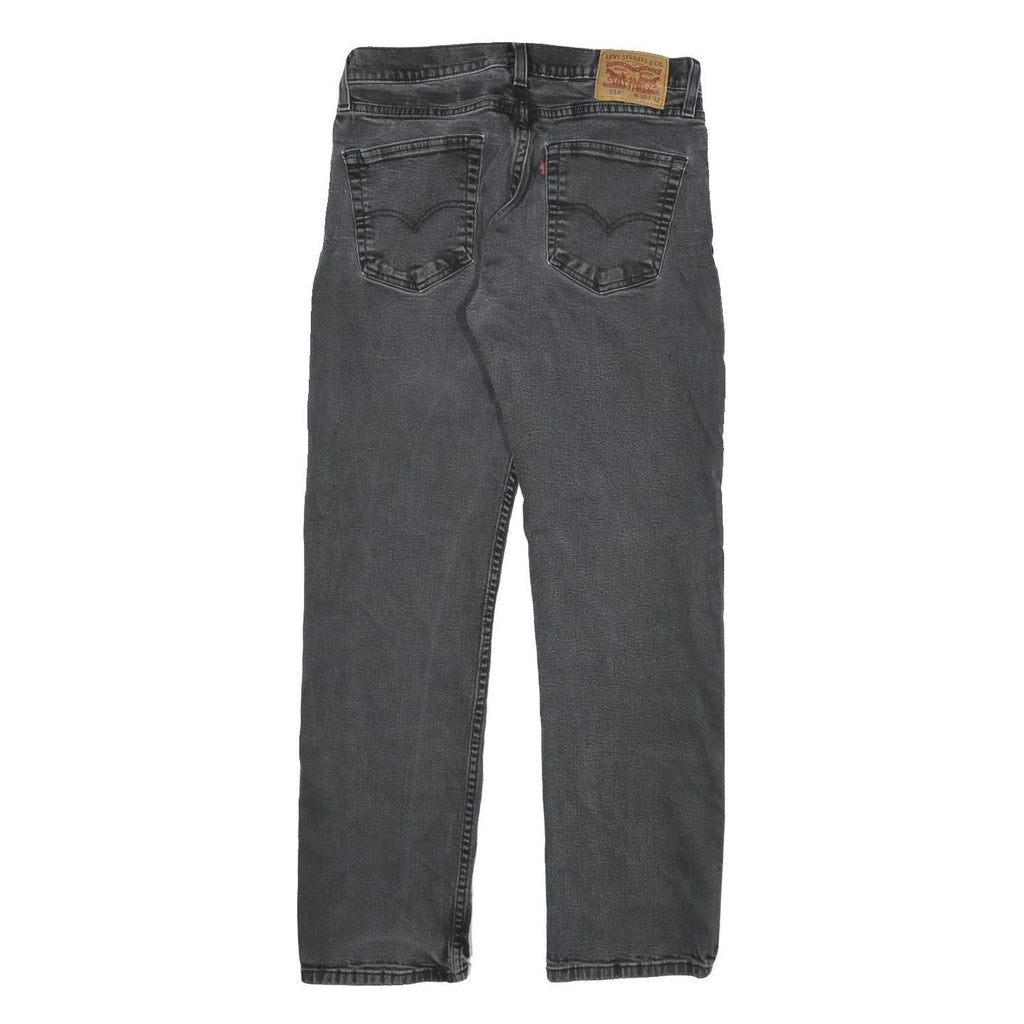 LEVI'S 514 Slim Mens Jeans Black Slim Straight Denim Medium W29 L30