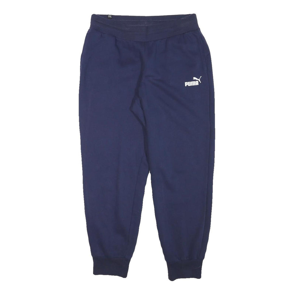 PUMA Mens Joggers Navy Blue M W30 L28 Classic Tapered Casual Sportswear