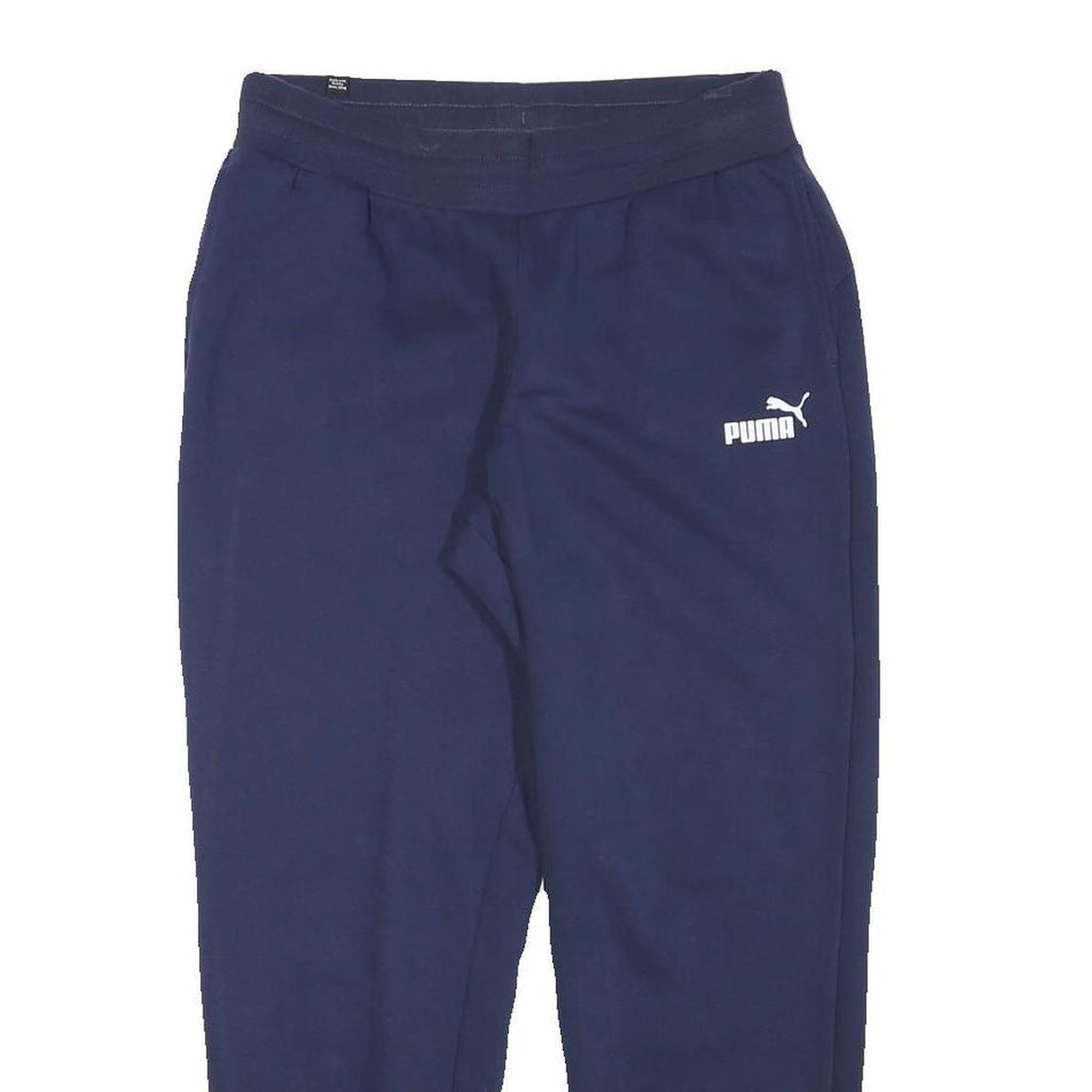 PUMA Mens Joggers Navy Blue M W30 L28 Classic Tapered Casual Sportswear