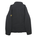 JACK WOLFSKIN Womens Black Softshell Jacket M Polyester Blend Zip Outdoor Layer