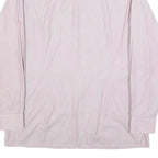 RENATO CAVALLI Mens Pink & White Relaxed Fit Plain Cotton Blend Shirt M Button