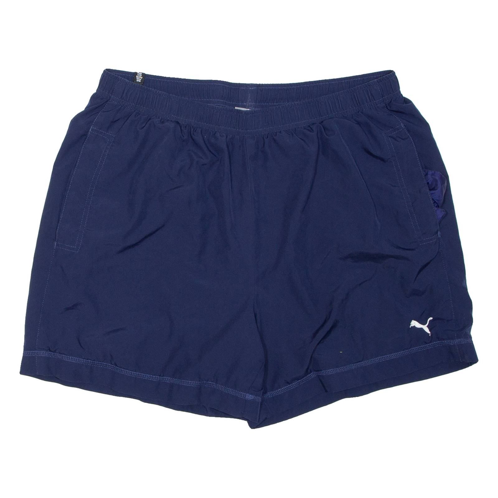 PUMA Mesh Lining Mens Swimming Shorts Blue Relaxed XL W34