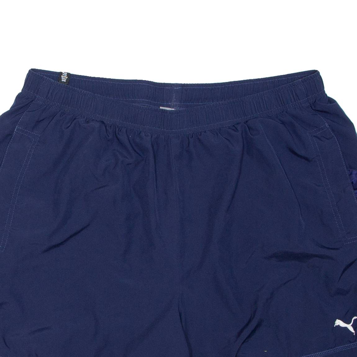 PUMA Mesh Lining Mens Swimming Shorts Blue Relaxed XL W34