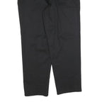 DICKIES Mens Cotton Blend Black Regular Straight Trousers W38 L32 Workwear