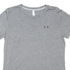 UNDER ARMOUR Womens Grey Modern T-Shirt M Short Sleeve Crew Neck Sportswear