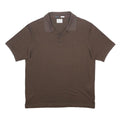 CHAMPION Womens Brown Short Sleeve Plain XL Cotton Blend Polo Shirt Casual